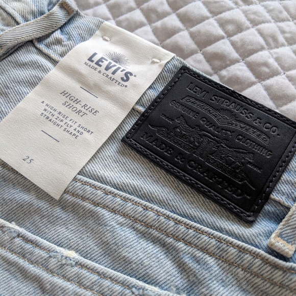 SALE!โจ Levi's Shorts Made & Crafted High Rise NWT - Picture 7 of 8